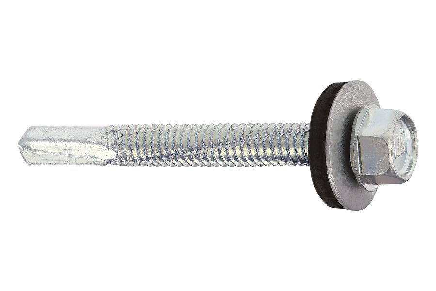 5,5x50mm - 1 Karton (8x200 ks) - Šroub samovrtný speciální pro kotvení plechu k ocelovemu podkladu do tloušťky - do 12 mm, WSS